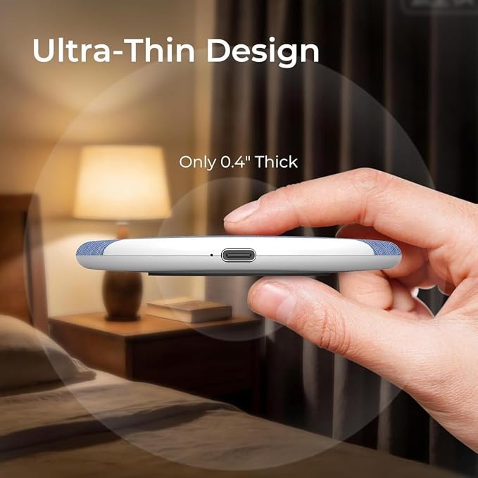 Bluetooth 6.0 Pillow Speaker | Ultra-Thin Under Pillow Sleep Speaker